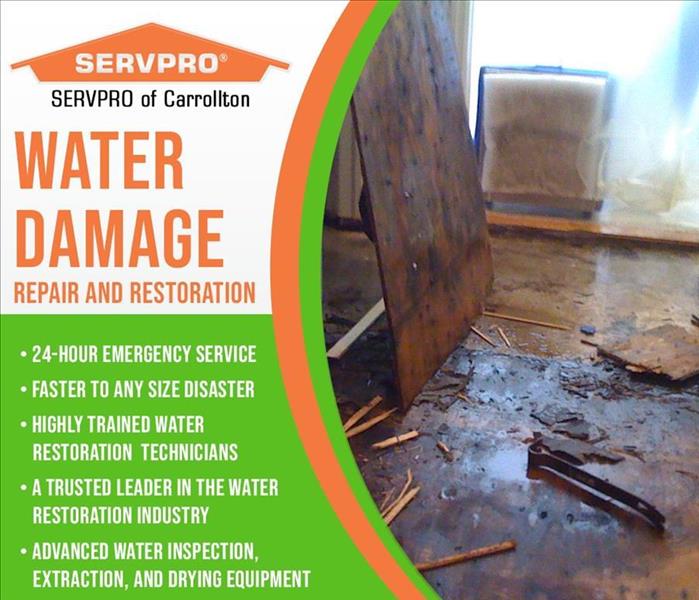 water damage and mold